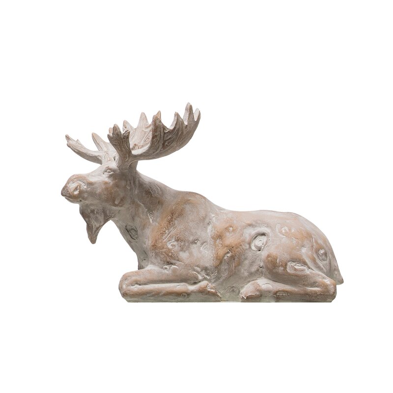 resin moose statue